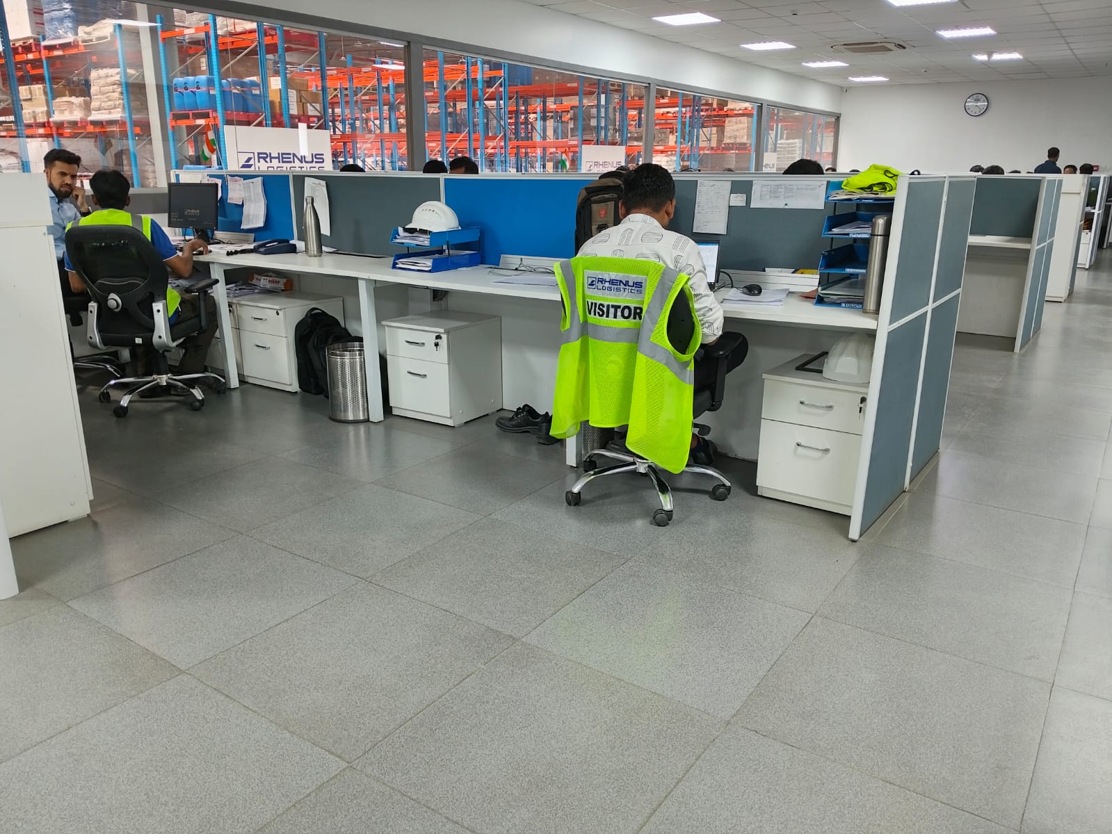 Warehouse-office-solution lighting solutions with energy-efficient LED setup in India